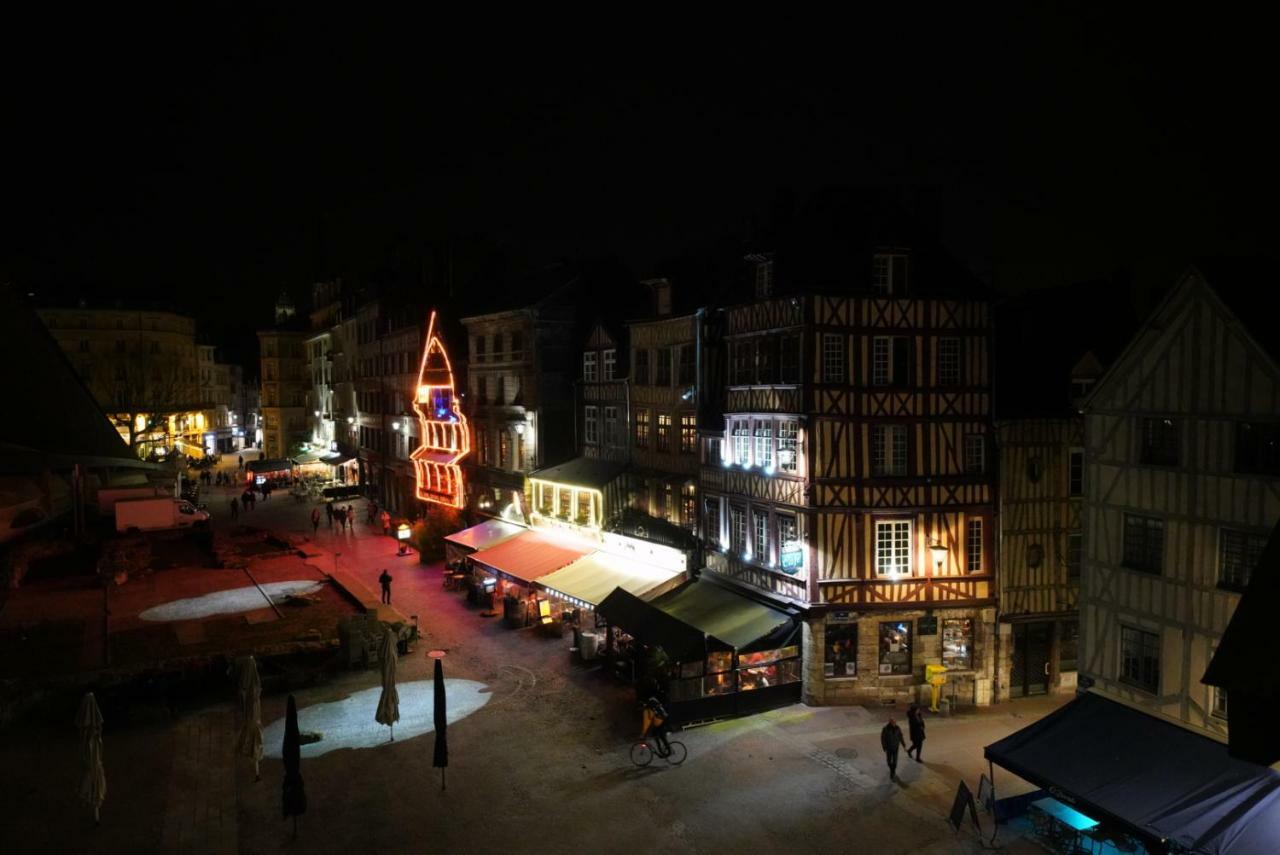 Appartement Place Du Vieux Marche Rouen Buitenkant foto