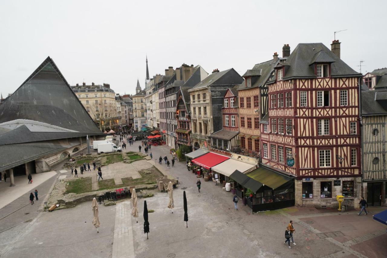 Appartement Place Du Vieux Marche Rouen Buitenkant foto